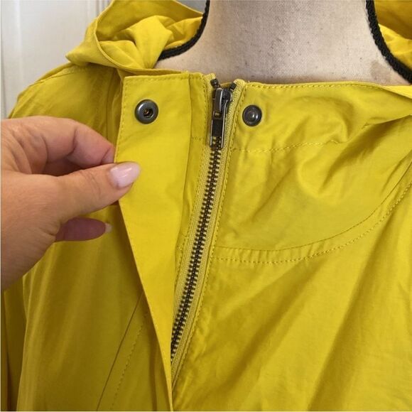 Eileen Fisher Women's Yellow Hooded Jacket, XL - Picture 14 of 16